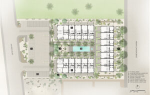 Palm Springs Townhomes_site plan