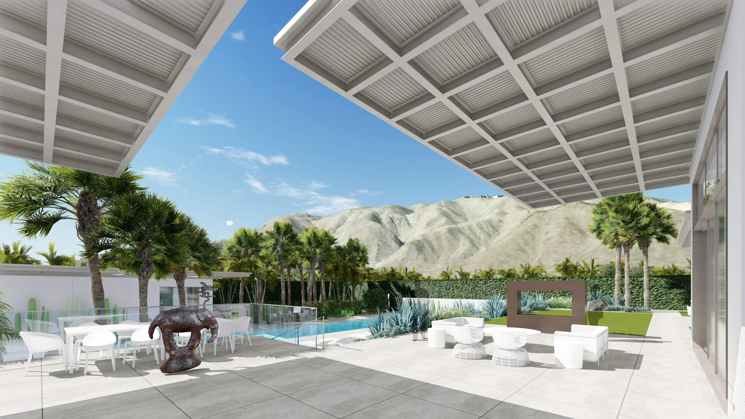 Palm Springs Residence_exterior rendering