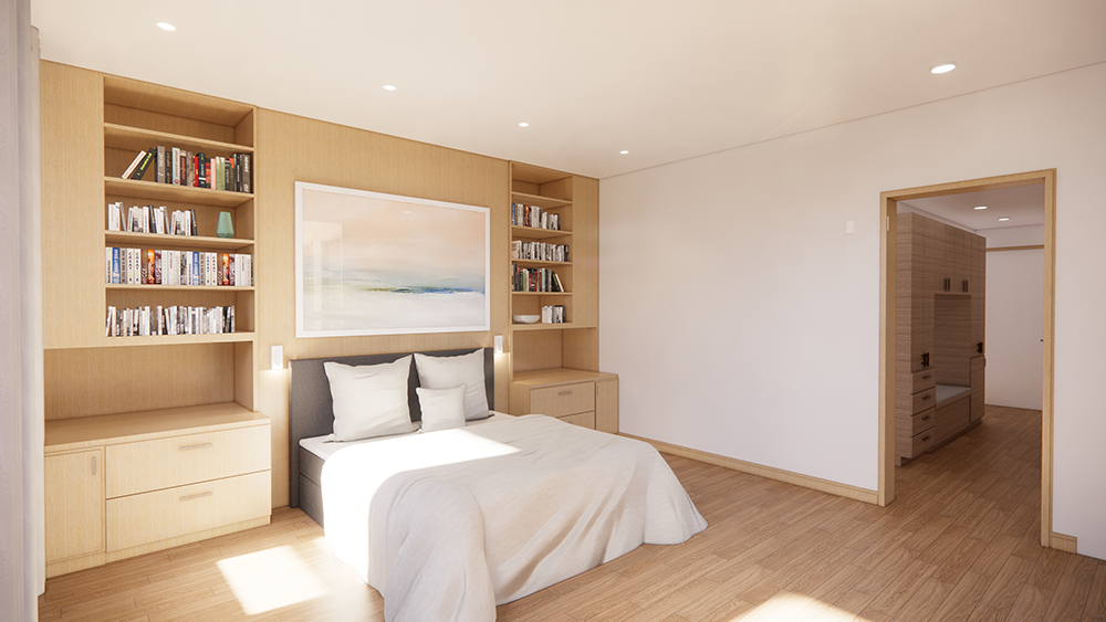 Limestone House_rendering_bedroom